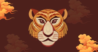 Bonne année du tigre d'eau